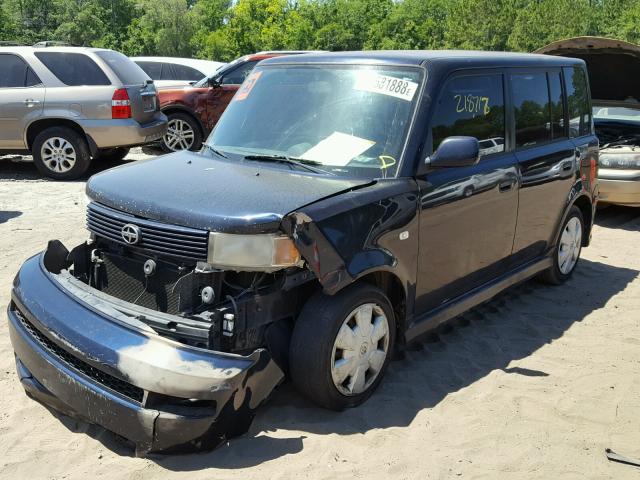 JTLKT324664115127 - 2006 TOYOTA SCION XB BLUE photo 2