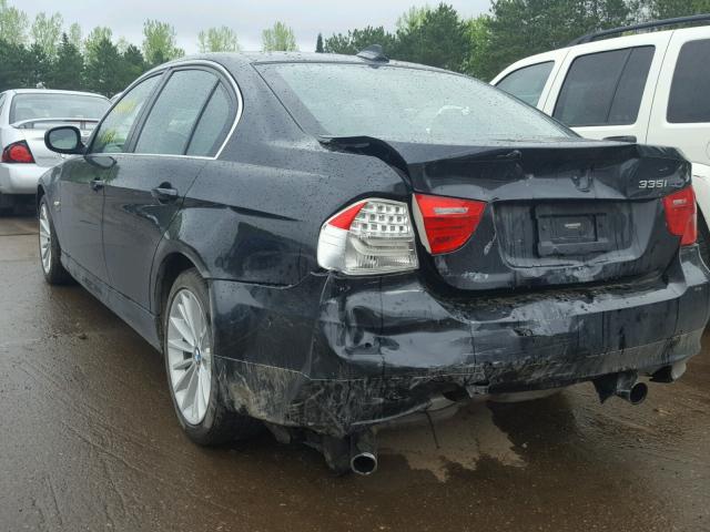 WBAPL5C59BA921363 - 2011 BMW 335 XI BLACK photo 3