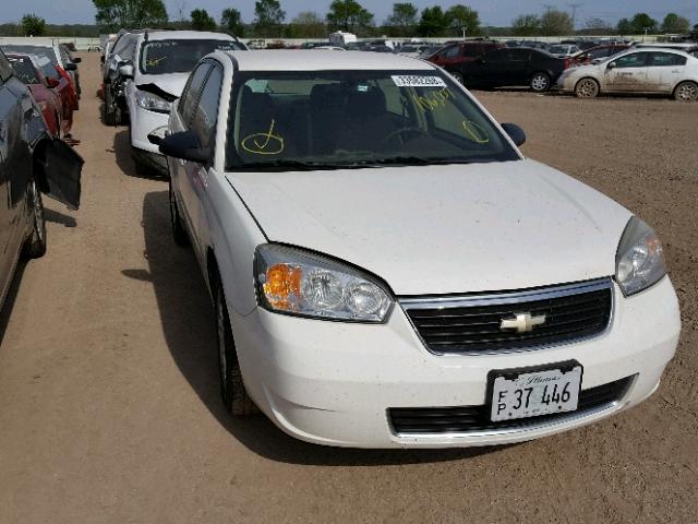 1G1ZS58N17F291638 - 2007 CHEVROLET MALIBU LS თეთრი ფოტო 1