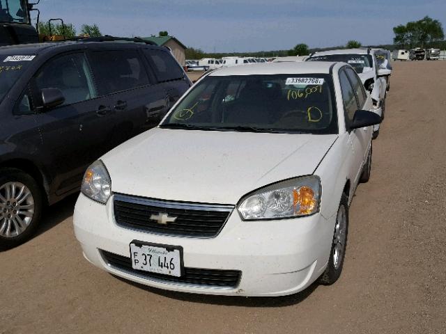 1G1ZS58N17F291638 - 2007 CHEVROLET MALIBU LS თეთრი ფოტო 2