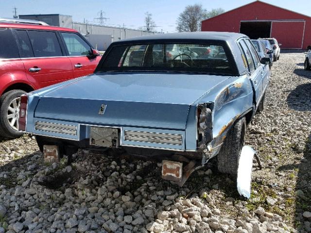 1G3AX69Y7CM262431 - 1982 OLDSMOBILE 98 REGENCY BLUE photo 4