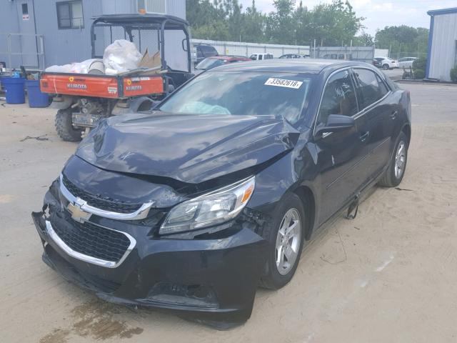 1G11B5SL8FF171211 - 2015 CHEVROLET MALIBU LS შავი ფოტო 2