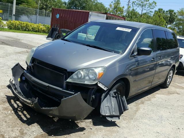 5FNRL38287B110862 - 2007 HONDA ODYSSEY LX GRAY photo 2