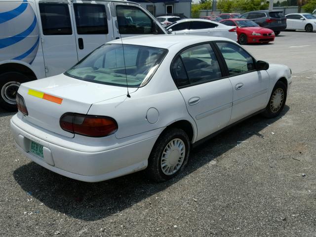 1G1ND52J316118614 - 2001 CHEVROLET MALIBU WHITE photo 4