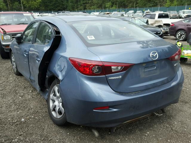 JM1BM1T77E1190280 - 2014 MAZDA 3 SV BLUE photo 3