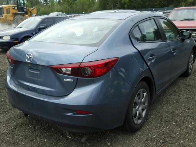 JM1BM1T77E1190280 - 2014 MAZDA 3 SV BLUE photo 4