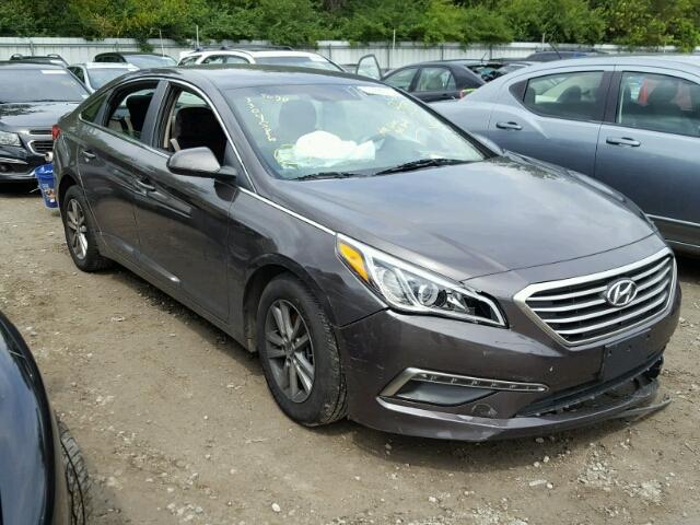 5NPE24AF3FH035718 - 2015 HYUNDAI SONATA SE BROWN photo 1