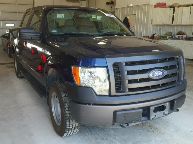 1FTFW1EF6BKE10692 - 2011 FORD F150 BLUE photo 1