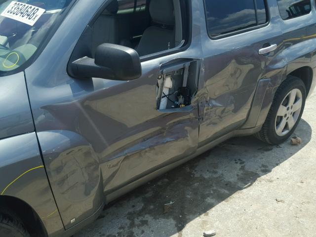 3GNDA13D87S506687 - 2007 CHEVROLET HHR LS CHARCOAL photo 9