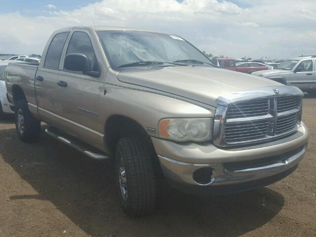 1D7KU28D04J269847 - 2004 DODGE RAM 2500 Q BROWN photo 1