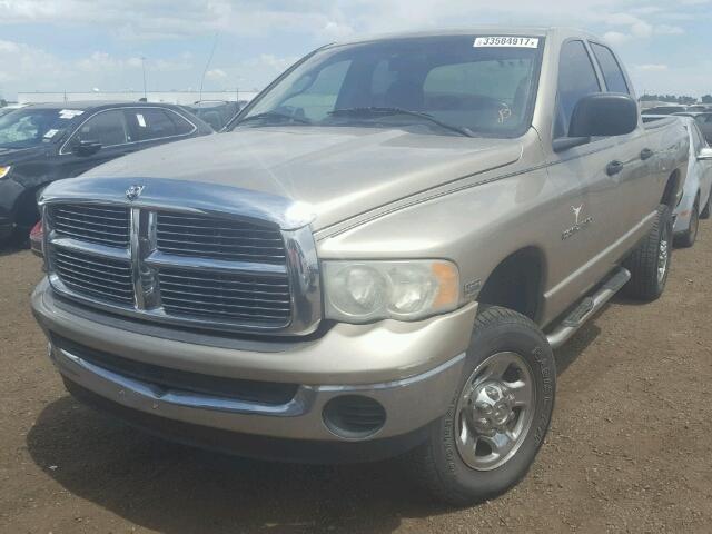 1D7KU28D04J269847 - 2004 DODGE RAM 2500 Q BROWN photo 2