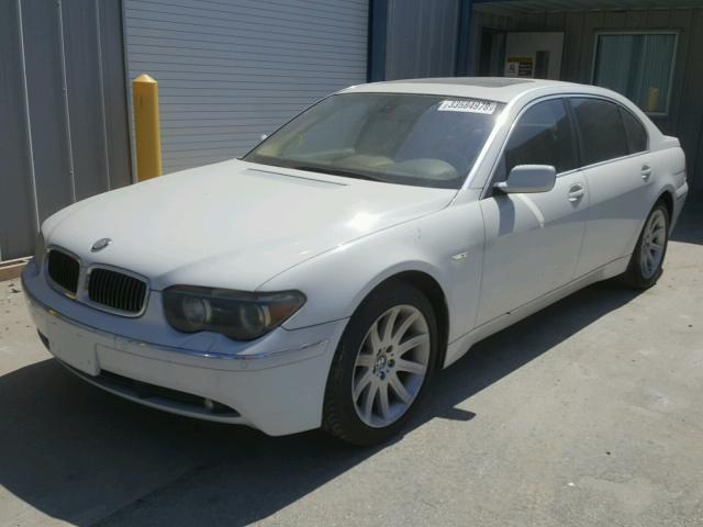 WBAGN63554DS51795 - 2004 BMW 745 LI WHITE photo 2