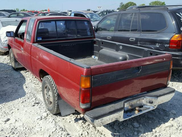 1N6HD16S1MC330527 - 1991 NISSAN TRUCK KING RED photo 3