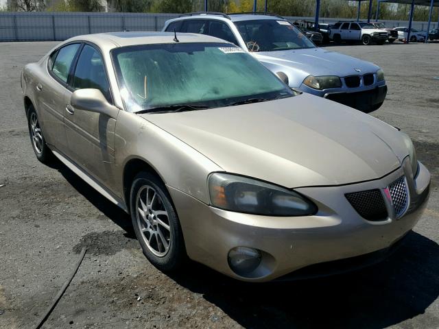 2G2WR524141181606 - 2004 PONTIAC GRAND PRIX ოქროსფერი ფოტო 1