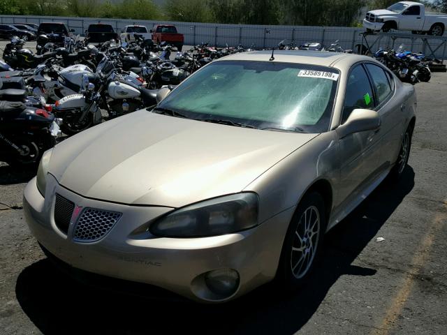 2G2WR524141181606 - 2004 PONTIAC GRAND PRIX ოქროსფერი ფოტო 2