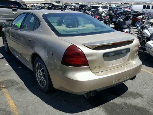 2G2WR524141181606 - 2004 PONTIAC GRAND PRIX ოქროსფერი ფოტო 3