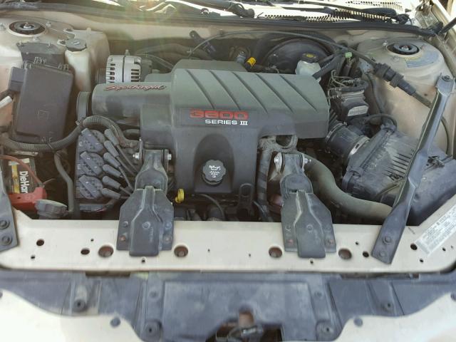 2G2WR524141181606 - 2004 PONTIAC GRAND PRIX ოქროსფერი ფოტო 7