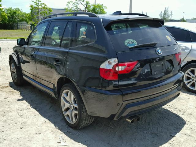 WBXPA93486WG74827 - 2006 BMW X3 3.0I BLACK photo 3