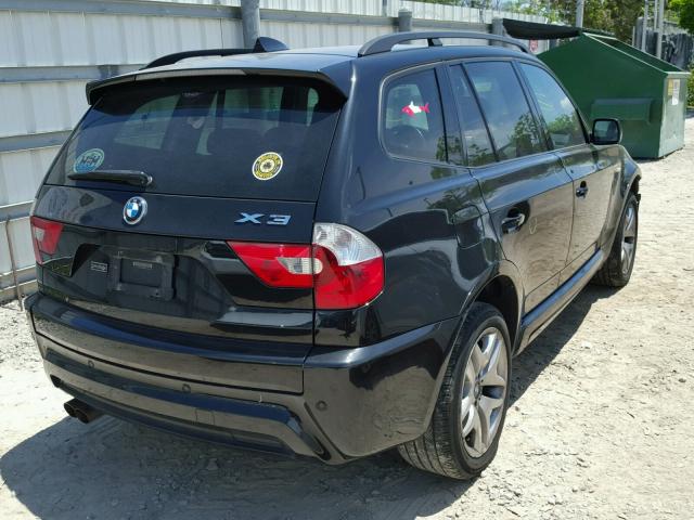 WBXPA93486WG74827 - 2006 BMW X3 3.0I BLACK photo 4