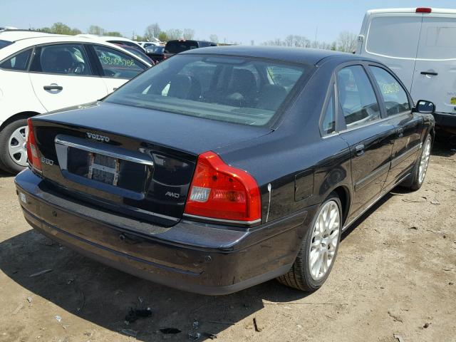 YV1TH592361446566 - 2006 VOLVO S80 2.5T BLACK photo 4