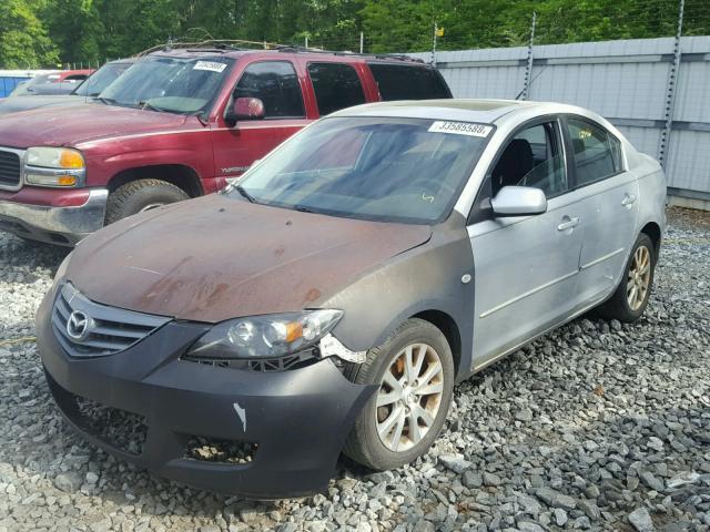 JM1BK32F271707353 - 2007 MAZDA 3 I SILVER photo 2