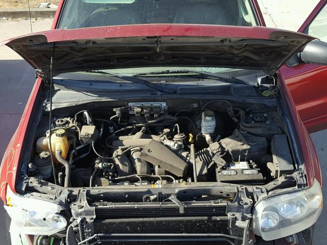 1FMYU94185KC10772 - 2005 FORD ESCAPE LIM RED photo 7