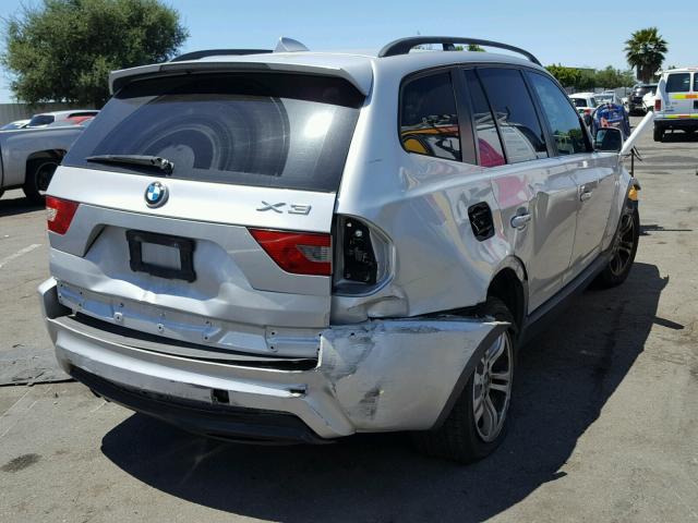 WBXPA93466WD31546 - 2006 BMW X3 3.0I SILVER photo 4