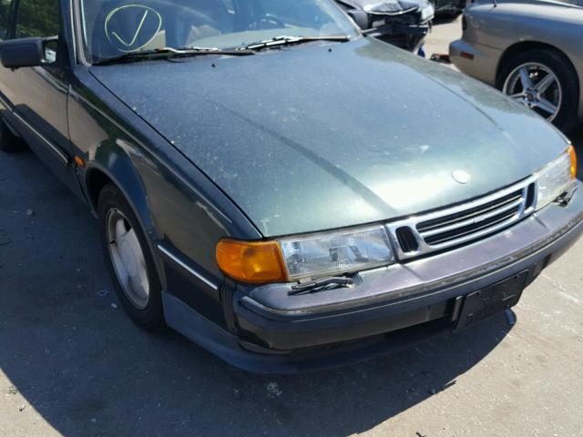 YS3CD68U8S1017632 - 1995 SAAB 9000 CS GREEN photo 9