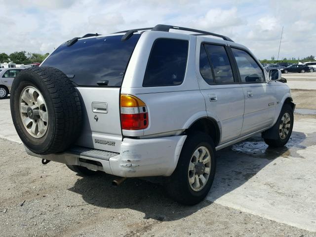 4S6CK58W6X4412717 - 1999 HONDA PASSPORT E 银色 照片 4