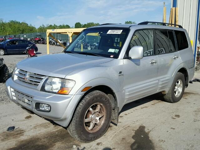 JA4MW51R72J014995 - 2002 MITSUBISHI MONTERO LI SILVER photo 2