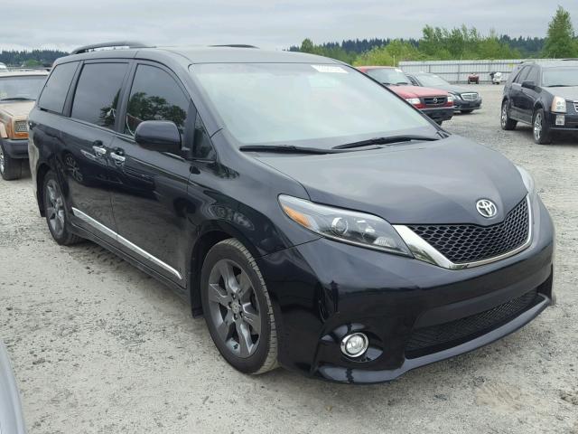 5TDXK3DC2FS681041 - 2015 TOYOTA SIENNA SPO BLACK photo 1