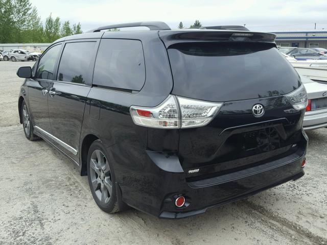 5TDXK3DC2FS681041 - 2015 TOYOTA SIENNA SPO BLACK photo 3