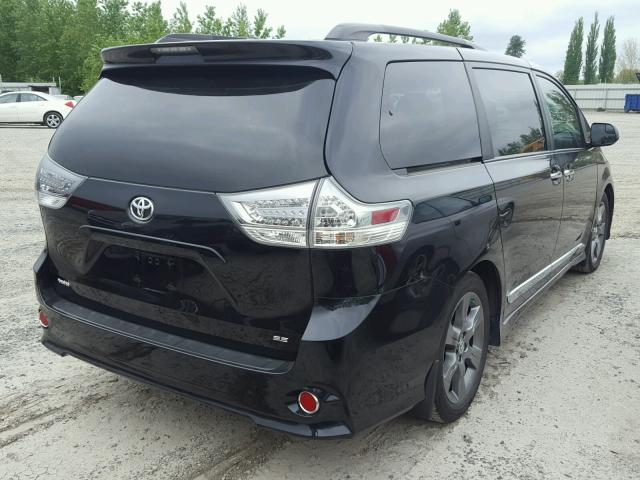 5TDXK3DC2FS681041 - 2015 TOYOTA SIENNA SPO BLACK photo 4