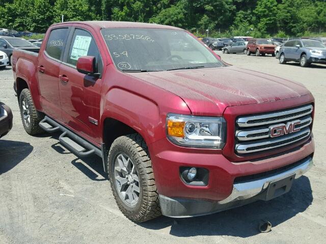 1GTG6CEN3H1278299 - 2017 GMC CANYON SLE RED photo 1