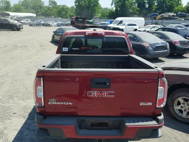 1GTG6CEN3H1278299 - 2017 GMC CANYON SLE RED photo 10