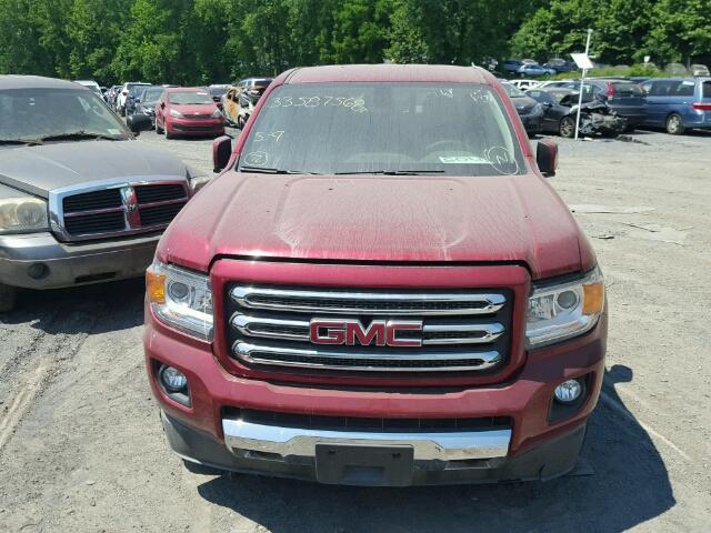 1GTG6CEN3H1278299 - 2017 GMC CANYON SLE RED photo 9