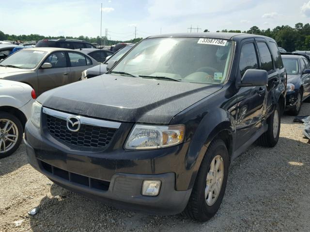 4F2CZ02719KM04889 - 2009 MAZDA TRIBUTE I BLACK photo 2