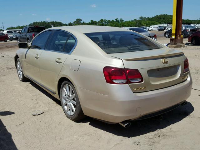 JTHBH96S065021777 - 2006 LEXUS GS GENERAT GOLD photo 3