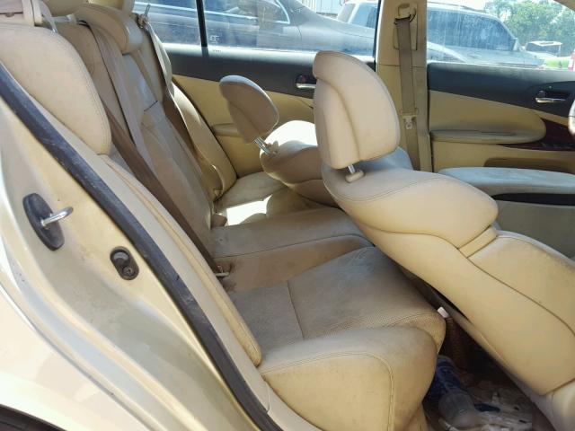 JTHBH96S065021777 - 2006 LEXUS GS GENERAT GOLD photo 6