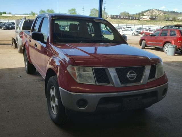 1N6AD07W26C450031 - 2006 NISSAN FRONTIER C RED photo 1