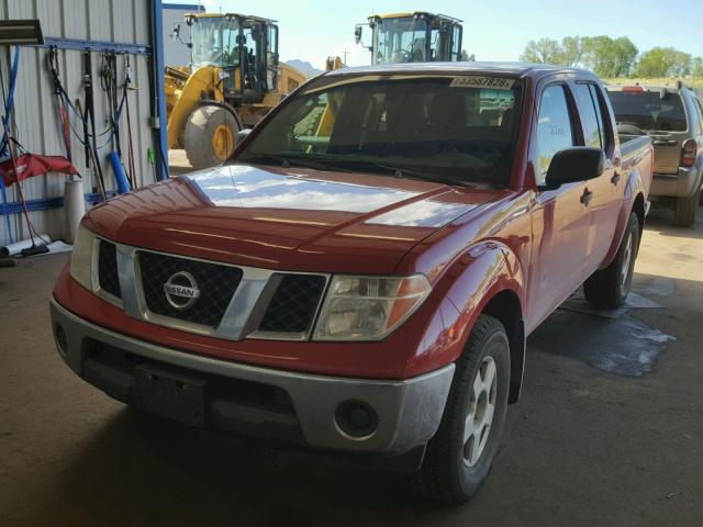 1N6AD07W26C450031 - 2006 NISSAN FRONTIER C RED photo 2