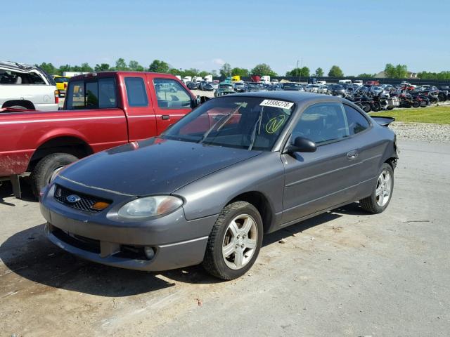 3FAFP11323R164347 - 2003 FORD ESCORT ZX2 GRAY photo 2