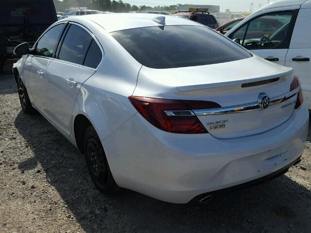 2G4GL5EX6H9189047 - 2017 BUICK REGAL SPOR WHITE photo 3