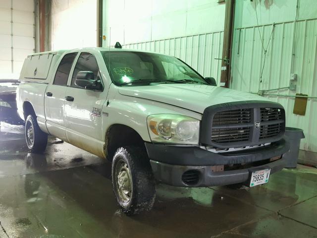 3D7KS28D08G228180 - 2008 DODGE RAM 2500 S WHITE photo 1