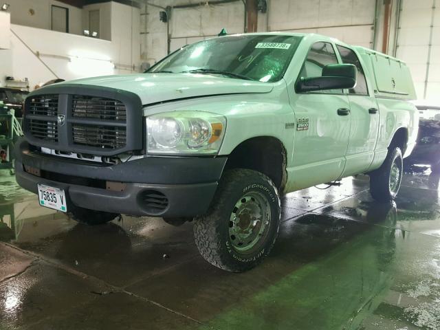 3D7KS28D08G228180 - 2008 DODGE RAM 2500 S WHITE photo 2