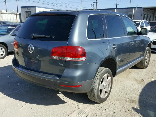 WVGBC77L44D070765 - 2004 VOLKSWAGEN TOUAREG 3. BLUE photo 4