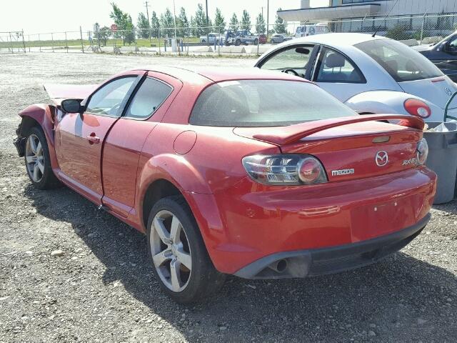 JM1FE173240134161 - 2004 MAZDA RX8 RED photo 3