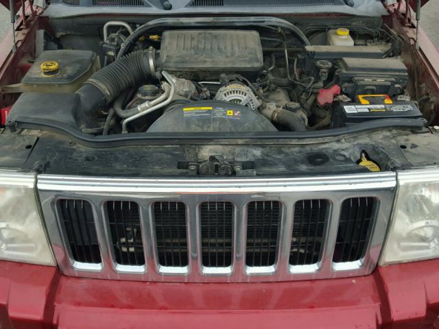 1J8HG58NX6C253080 - 2006 JEEP COMMANDER წითელი ფოტო 7