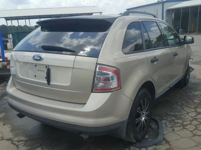 2FMDK36C07BA60024 - 2007 FORD EDGE SE BEIGE photo 4