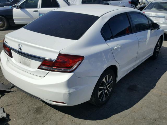 19XFB2F99DE213760 - 2013 HONDA CIVIC EXL WHITE photo 4